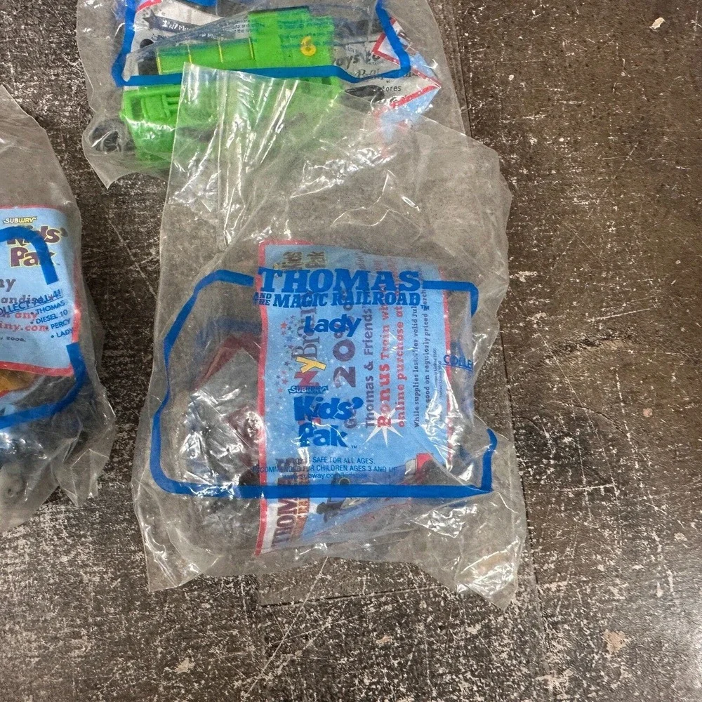 Thomas‎ the Train Tank Engine & Friends “Thomas” Subway Kids Meal Lot Percy Lady